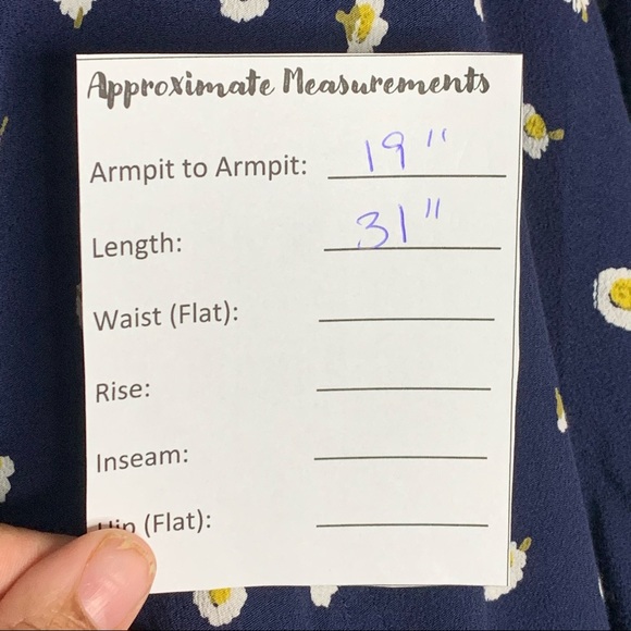 Madewell Navy Blue Button Easy Dress in Daisy Dot - Picture 14 of 14